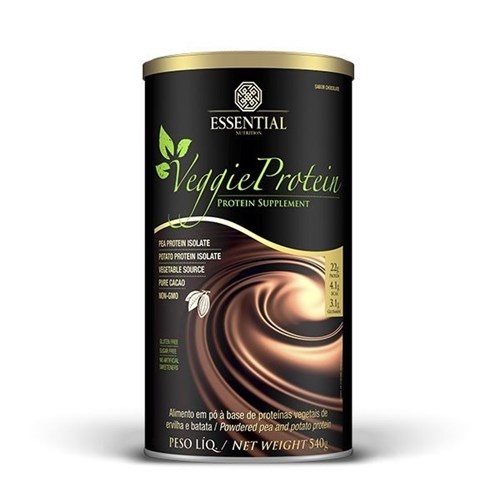 Veggie Protein Cacao Proteína Isolada 100% Vegetal 540G