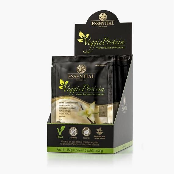 Veggie Protein Vanilla Box 15 Unidades (30G)