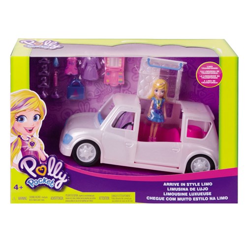 Veículo e Boneca - Polly Pocket - Limosine de Luxo - Mattel