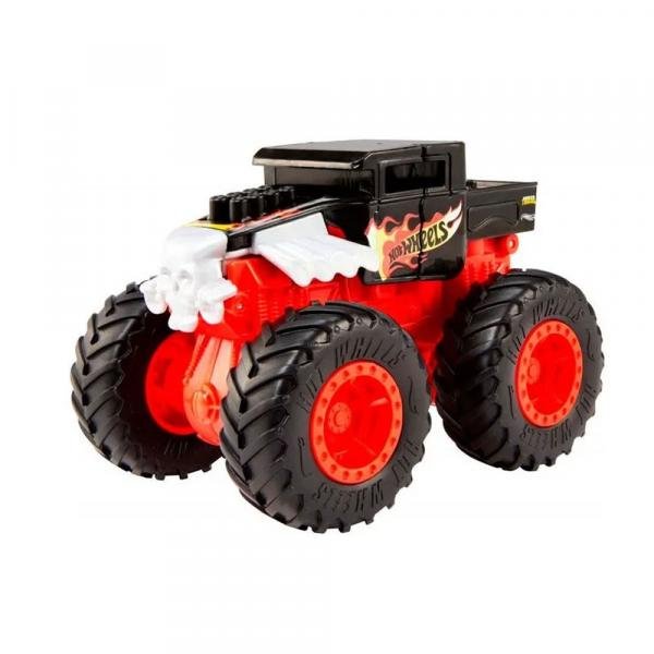 Veículo Hot Wheels - 1:43 - Monster Trucks - Bash Ups - Bone Shaker - Mattel