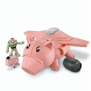 Veículo Mattel Nave Porco Espacial Imaginext Toy Story 3 C/ 2 Bonecos T2456