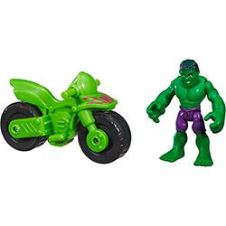 Tudo sobre 'Veículo Super Hero Adventure Playskool Hulk e Moto - Hasbro'