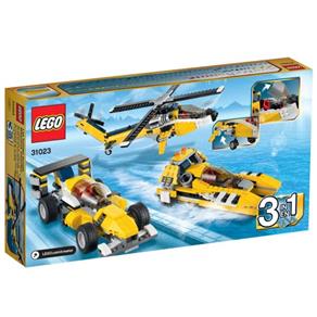 Veículos Amarelos de Competição - Lego Creator 31023