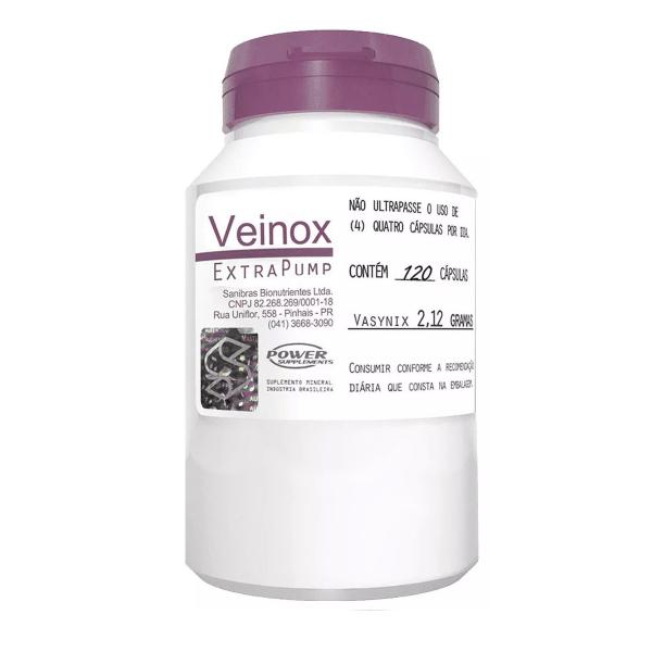 Veinox ExtraPump (120 Cápsulas) - Power Supplements