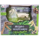 Velociraptor Esqueleto Mundo dos Dinossauros - AbraKidabra 7276