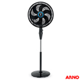 Ventilador de Coluna Arno Silence Force 40 Cm com 3 Velocidades + Função Repelente Preto - VF5C