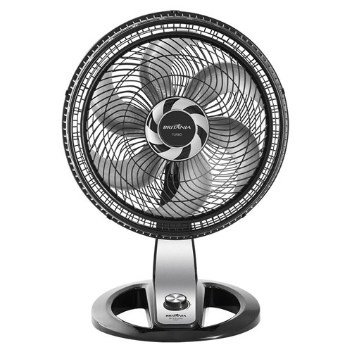 Ventilador de Mesa BVT410 Turbo 3 Velocidades 47cm 155W Preto Britânia 220V