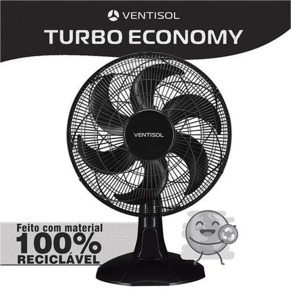 Ventilador de Mesa Ventisol Turbo Economy 40cm 9974