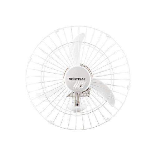 Ventilador de Parede 60 Cm Branco 127v Grade em Aço