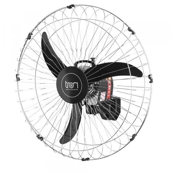 Ventilador de Parede Oscilante Preto 60cm Bivolt Tron