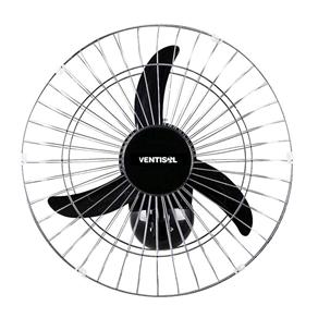 Ventilador de Parede Oscilante Ventisol 50cm Bivolt - Preto