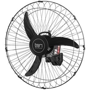 Ventilador de Parede Tron 60cm Oscilante, 140W, Grade Aço Preto - Bivolt