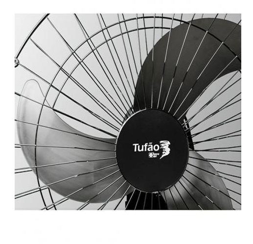 Ventilador de Parede Tufão 50cm M2 Bivolt Preto - Loren Sid