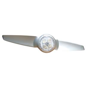 Ventilador de Teto IC/Air DOUBLE-LED 36w Luz Direta e Indireta Prata - Branco-220V