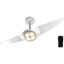 Ventilador de Teto IC_Air Indio da Costa LED Branco com Controle Remoto e 3 Velocidades