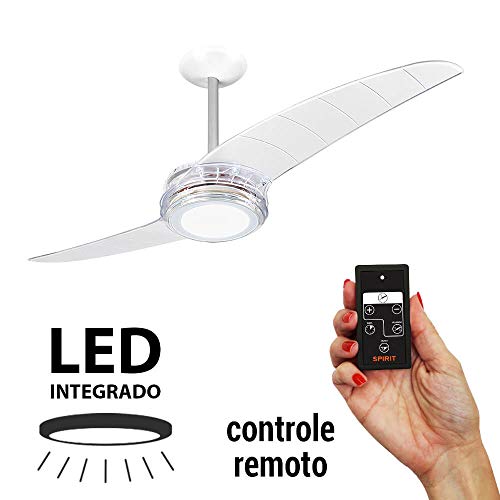 Ventilador de Teto Spirit 203 Cristal LED com Controle Remoto 127V