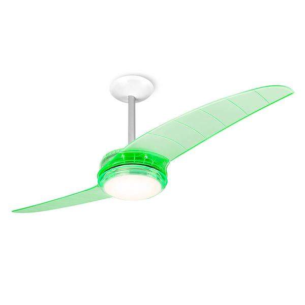 Ventilador de Teto Spirit 203 Verde Neon Lustre Flat - Spirit
