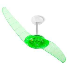 Ventilador de Teto Spirit 200 Cristal - 220v - Verde