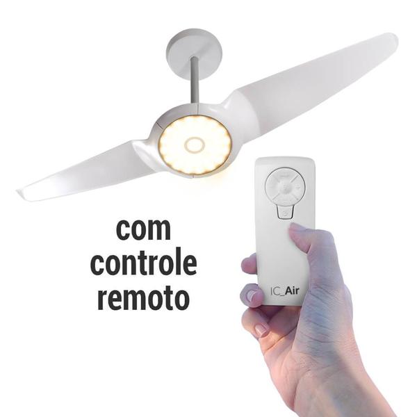 Ventilador de Teto Spirit IC Air Branco LED Controle Remoto