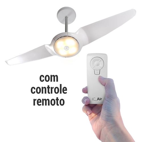 Ventilador de Teto Spirit IC Air LED Branco com Controle Remoto