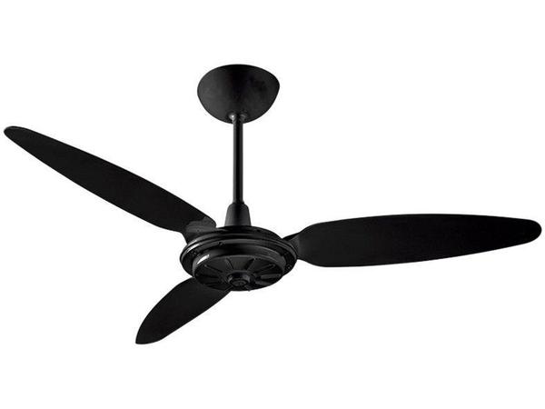 Ventilador de Teto Ventisol 9151002 3 Pás - 1 Velocidade Preto