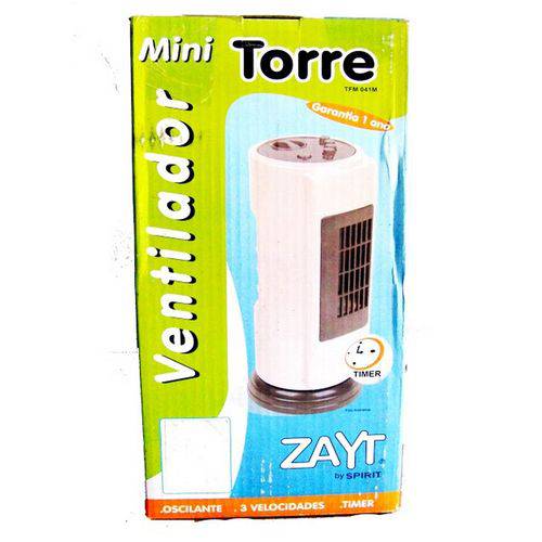Ventilador Mini Torre Zayt By Spirit Base Giratória 220v 35w