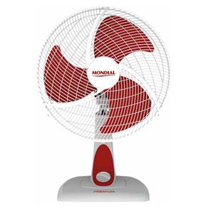 Ventilador Mondial Red Premium V-46 Branco/Vermelho - 40cm - 220v