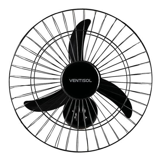 Ventilador OSC de Parede 50cm New Grade em Aço Preto Premium - Ventisol - Preto
