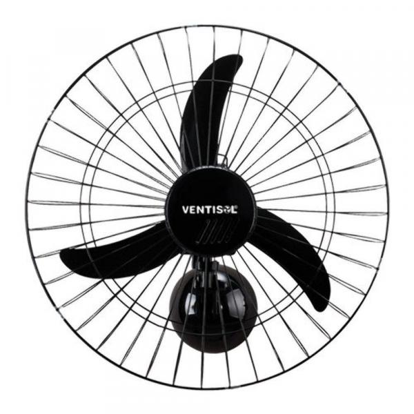 Ventilador Oscilante de Parede 50cm Ventisol New 110V Preto