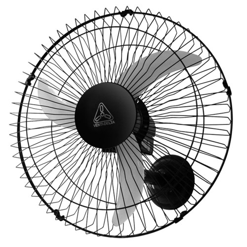 Ventilador Oscilante Parede 60cm Preto Bivolt Ventidelta