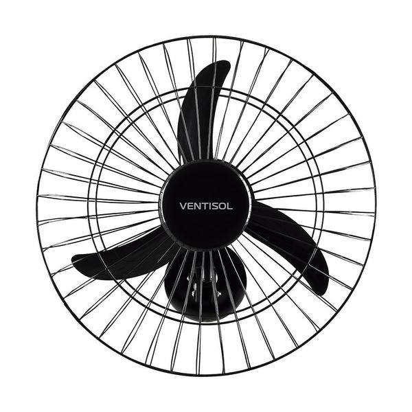 Ventilador Oscilante Parede New 50cm Preto 127V Ventisol 484