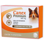 Vermífugo Canex Premium Giardia Cães 10kg 04 Comprimidos