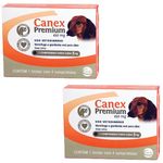 VERMÍFUGO Ceva Canex Premium 450 Mg para CÃES de ATÉ 5 Kg - 4 Comprimidos - Kit 02 Unidades