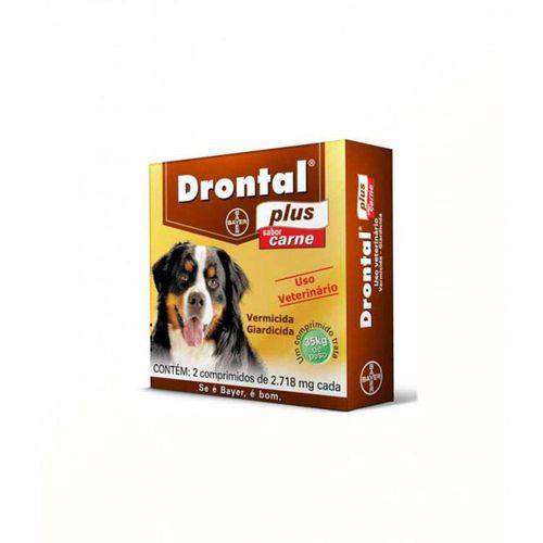 Tudo sobre 'Vermífugo Drontal Carne Bayer Cães de 35kg'