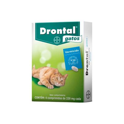Vermífugo Drontal Gatos - 4 Comprimidos - Bayer