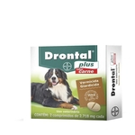 Vermifugo Drontal Plus Carne Cães Até 35kg Com 2 Comprimidos