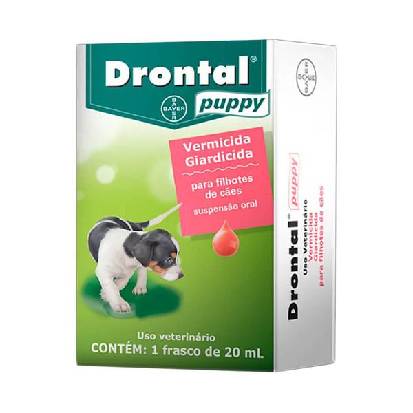 Vermífugo Drontal Puppy para Cães Filhotes - 20 ML - Bayer