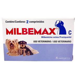 Vermífugo Milbemax C Novartis Cães Até 5 Kg