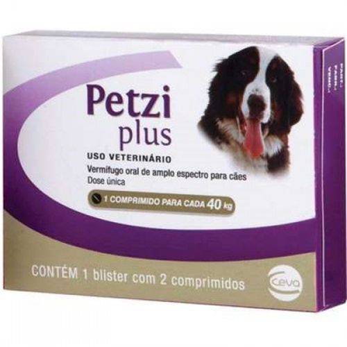 Vermífugo Petzi Plus 40kg