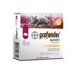 Vermífugo Profender SpotOn Bayer - Gatos de 5 a 8 Kg