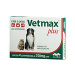 Vermífugo Vetmax Plus Comprimido - Vetnil