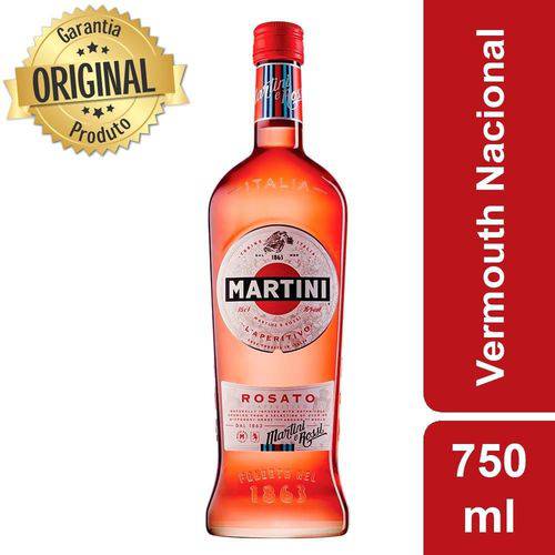 Vermouth Nacional Rosato Garrafa 750ml - Martini