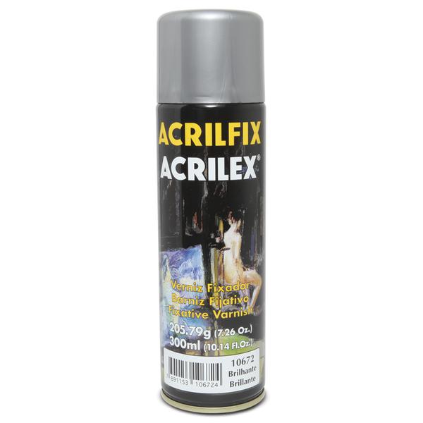 Verniz Acrilfix Spray Brilhante 300ml - Acrilex - Acrilex