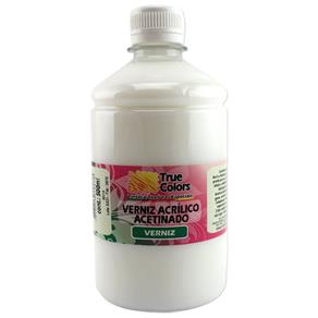 Verniz Acrílico Acetinado 500ml - True Colors - Branco