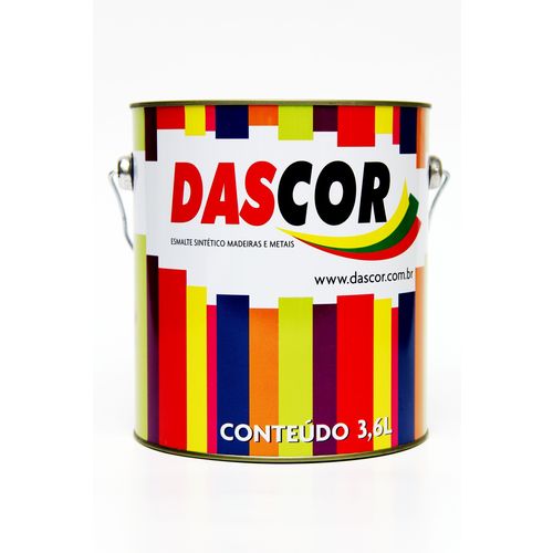 Esmalte Sintético Fosco Dascor Preto 3.6l