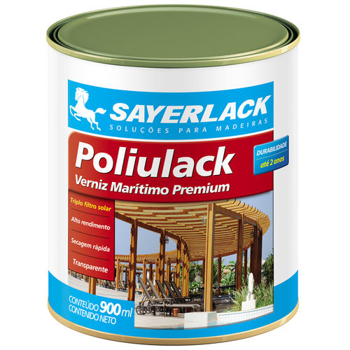 Verniz Poliulack Acetinado Natural 900ml Sayerlack
