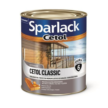 Verniz Sparlack Cetol Classic Acetinado 900ml Cedro