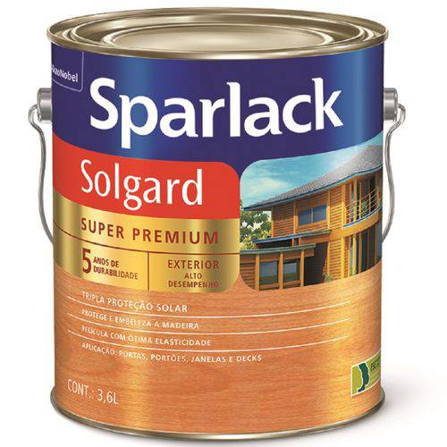 Verniz Sparlack Solgard Plus Acetinado 3,6L - Coral