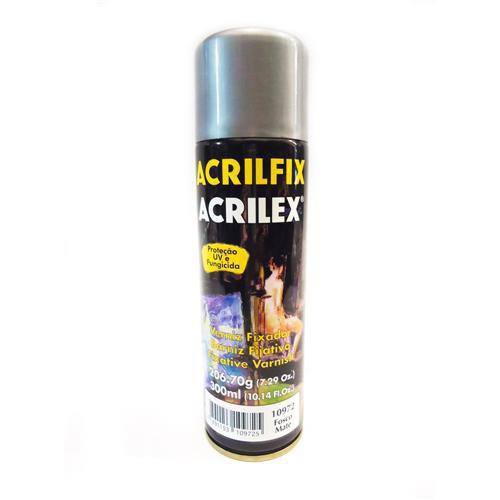 Verniz Spray Fixador Acrilex Acrilfix Fosco 210 G 10972