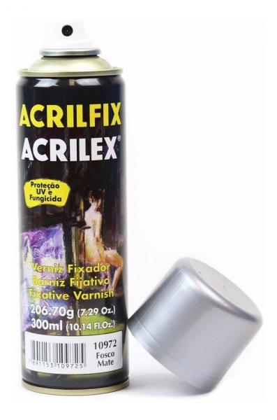 Verniz Spray Fosco Acrilfix Acrilex 300 Ml